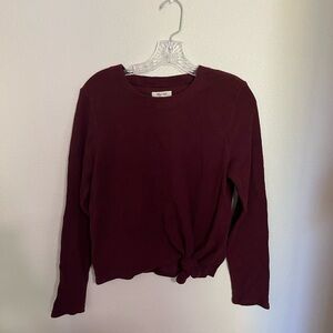 Madewell Tie Long Sleeve